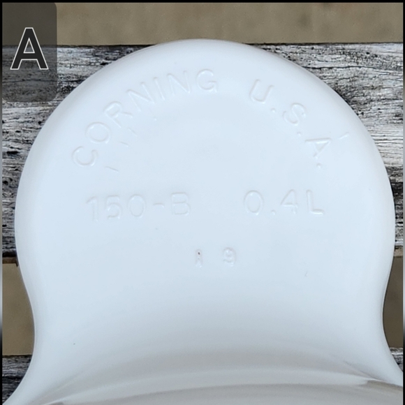 Vintage Corningware White Grab It Bowls x2 P-150-B 550ml - Picture 9 of 10